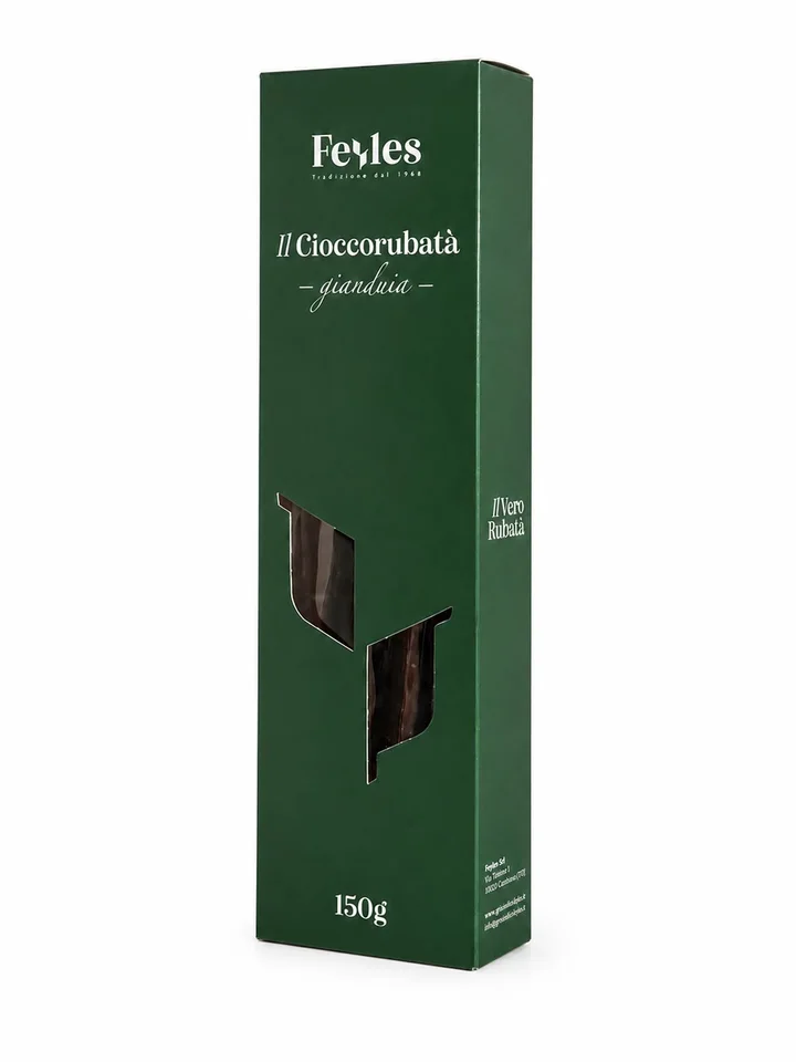 Cioccorubatà al Gianduia – gressins au gianduja, 150 g