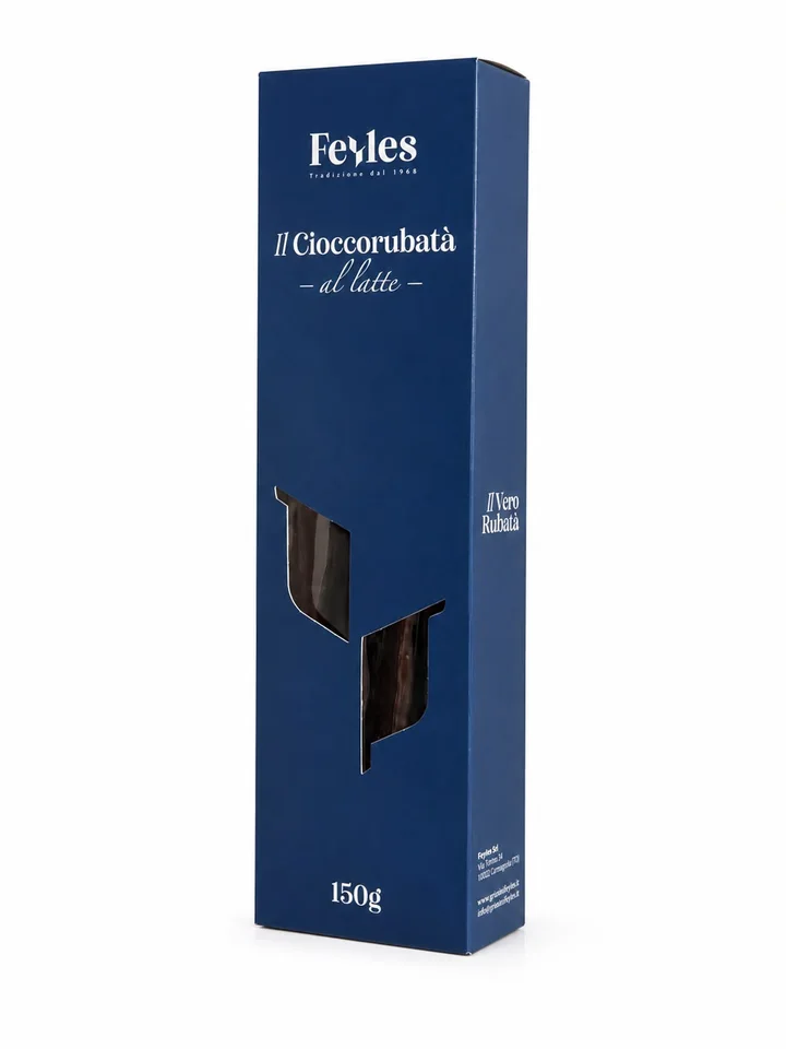 Cioccorubatà al Latte – gressins au chocolat au lait, 150 g