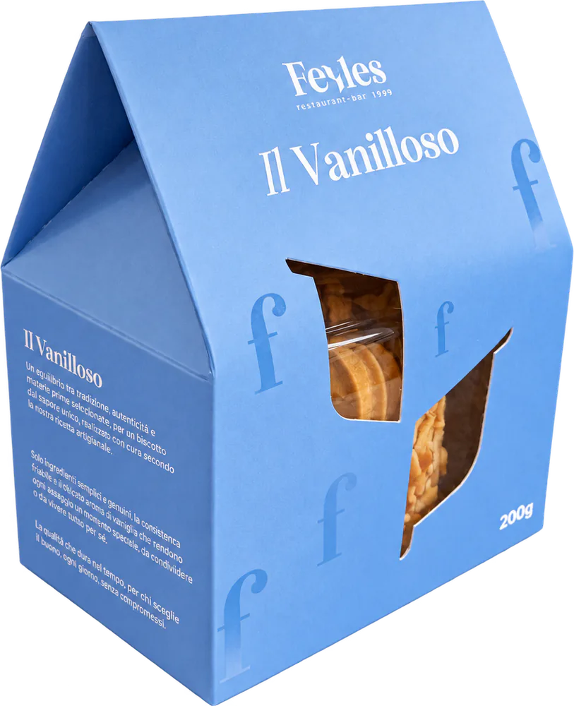 La confezione dei Vanillosi Feyles